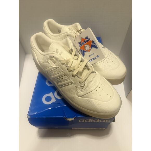 Adidas Rivalry Lux Low Shoes Mens Size 11.5 Leather Basketball IF7184